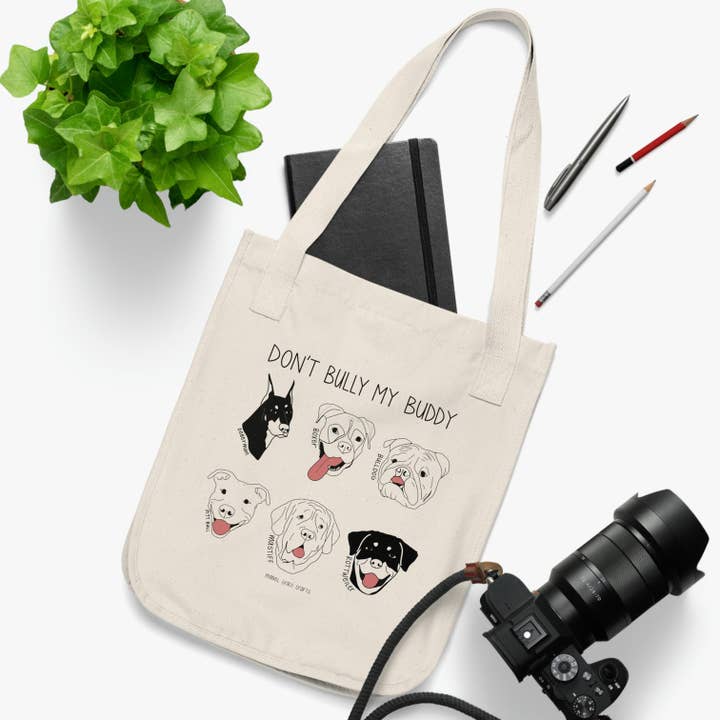 Don’t Bully My Buddy Tote for wholesale by Mabel Grace Crafts