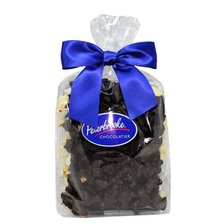 Peterbrooke Chocolatier - Wholesale Chocolate Covered Sweets - Dark Chocolate Covered Popcorn - 12 oz bag