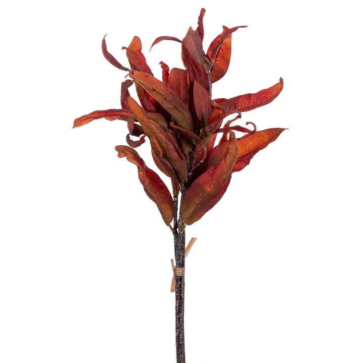 Vickerman 20" Orange Lvs Bundle 2/Bag for wholesale by Vickerman