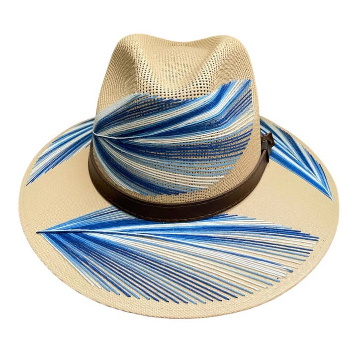 Chisme Lifestyle / Origenes - Wholesale Straw Hat - Women's - Pluma Embroidered Hats