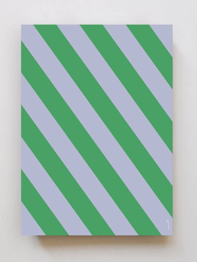 Geschenkspapier Stripse lila for wholesale by Linienwerk