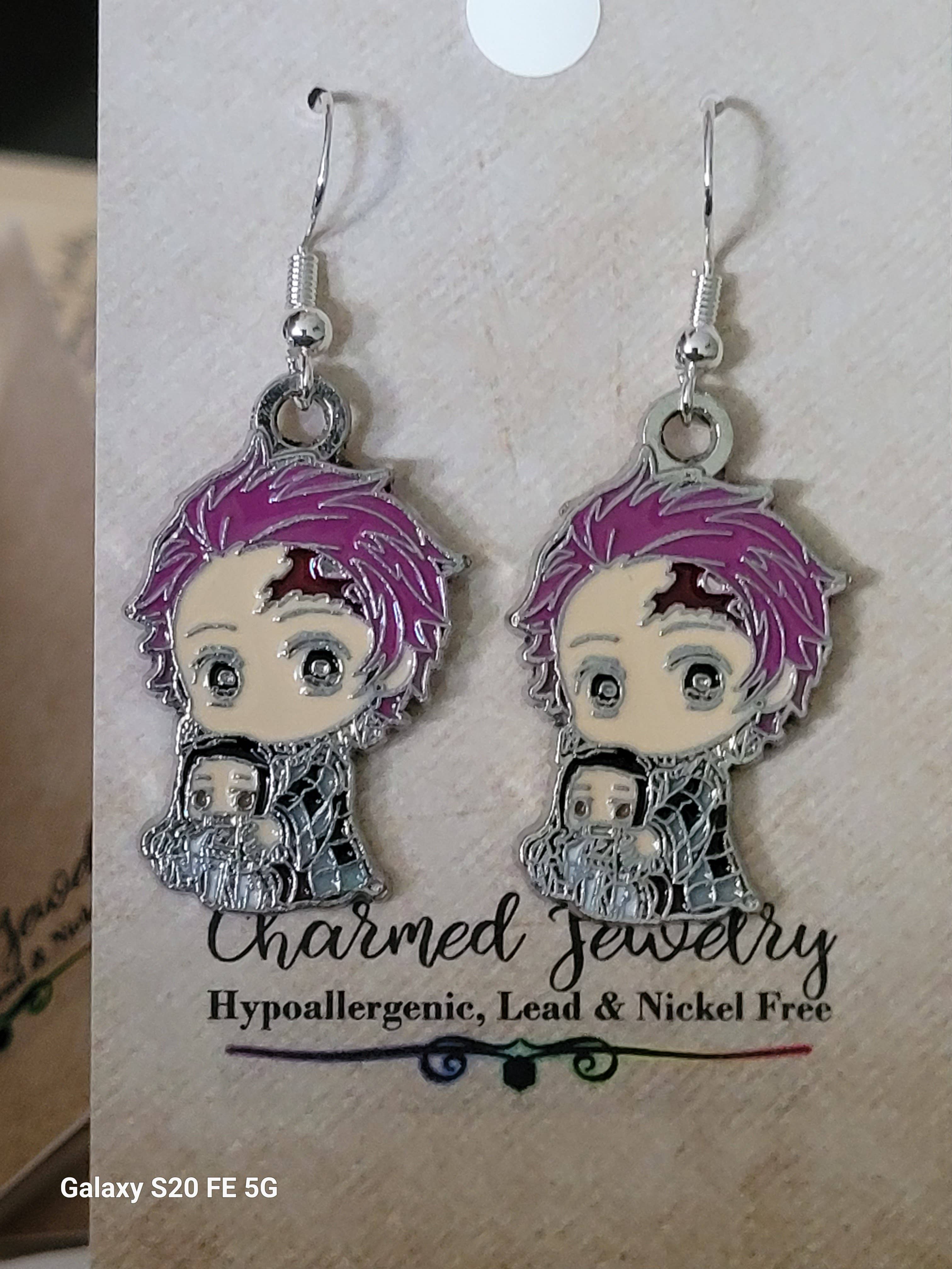 Con-Quest Crafts - Wholesale Jewelry Set - Shounen Anime Inspired Earrings, Necklaces & Zipper Pulls 26