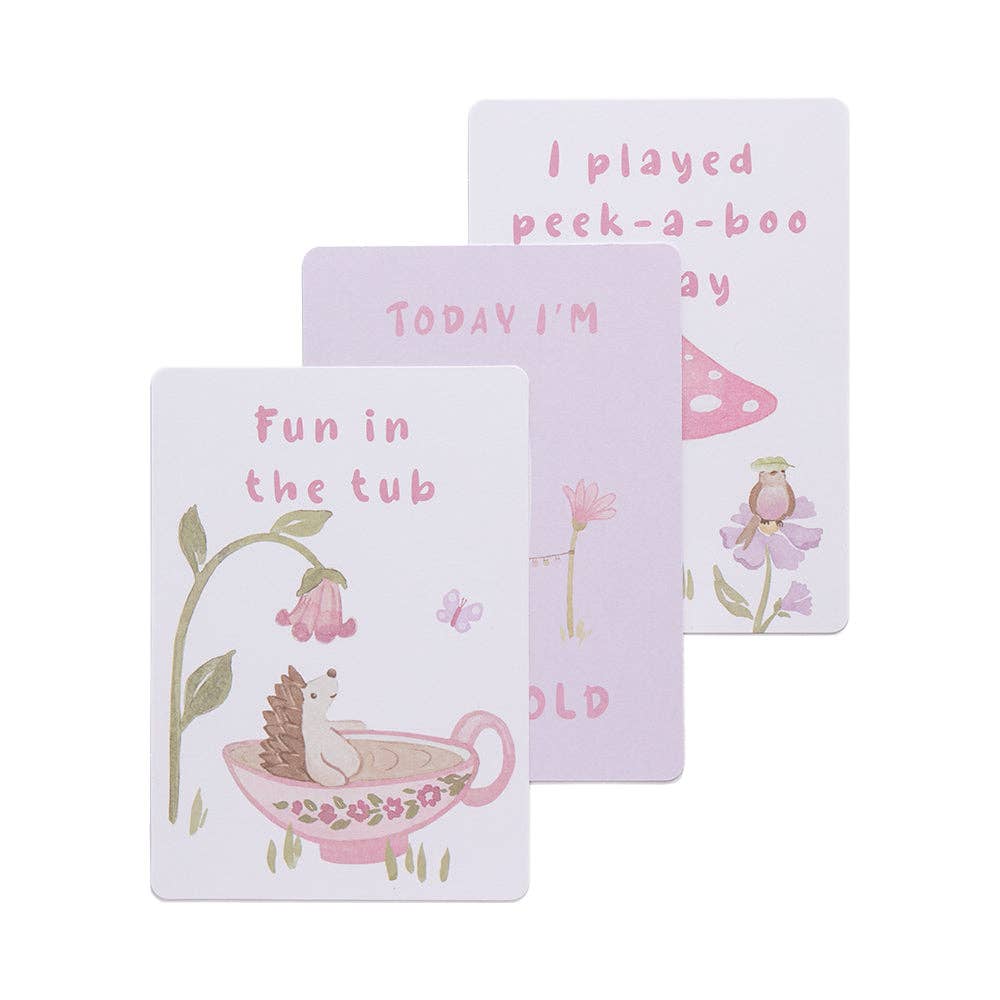 Living Textiles - Wholesale Milestone Art/Keepsake - Kids & Baby - Milestone Cards - Whimsical Wonderland0