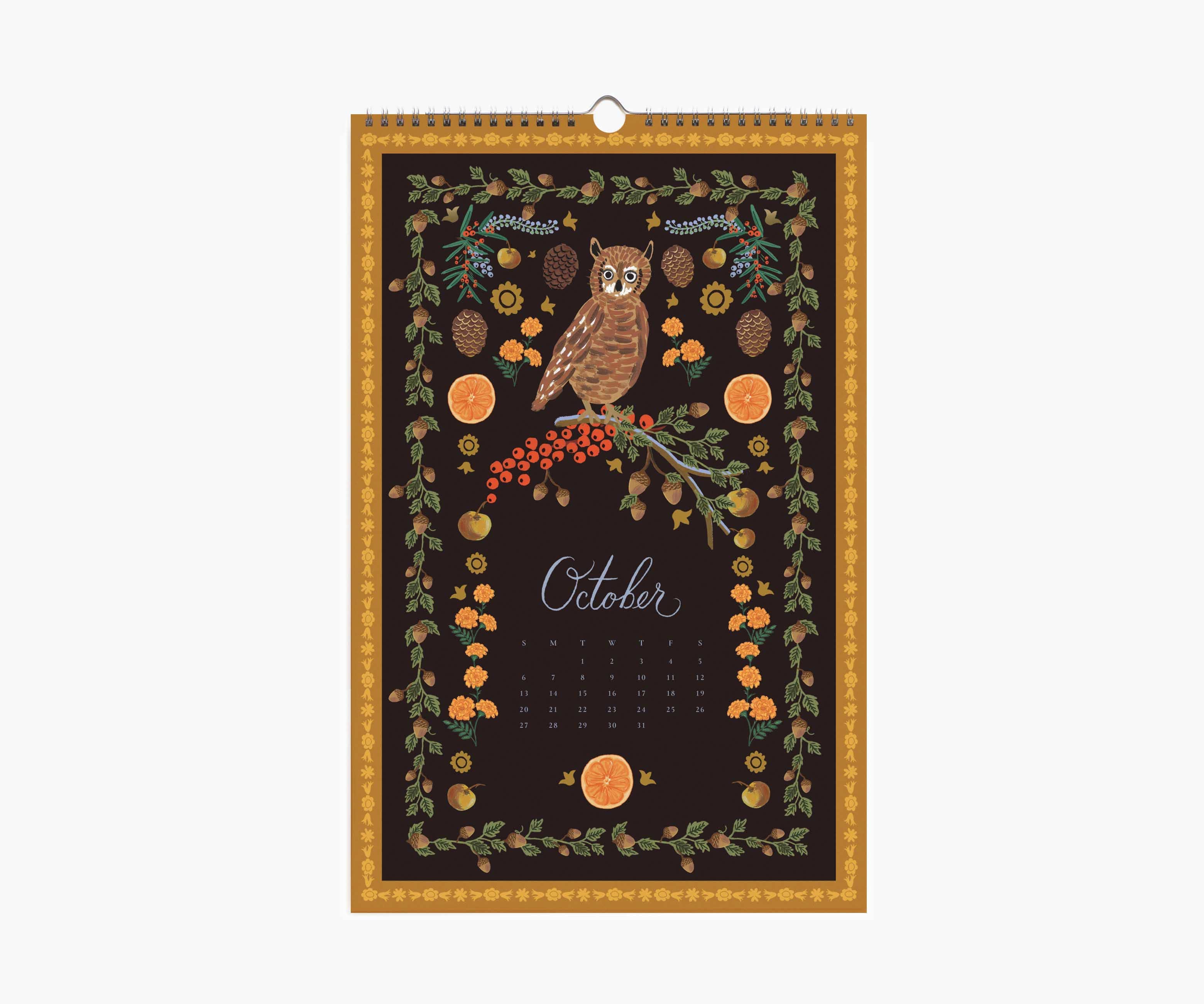 Rifle Paper Co - Wholesale Calendar - 2026 Flora Wall Calendar10