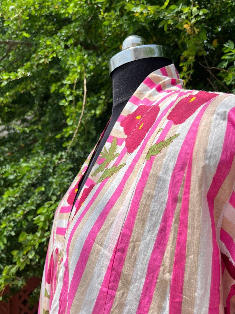 Bhawana Handicrafts - Wholesale Dress - Women's - Indian Cotton Hand Block Printed Floral Boho Summer Dress4