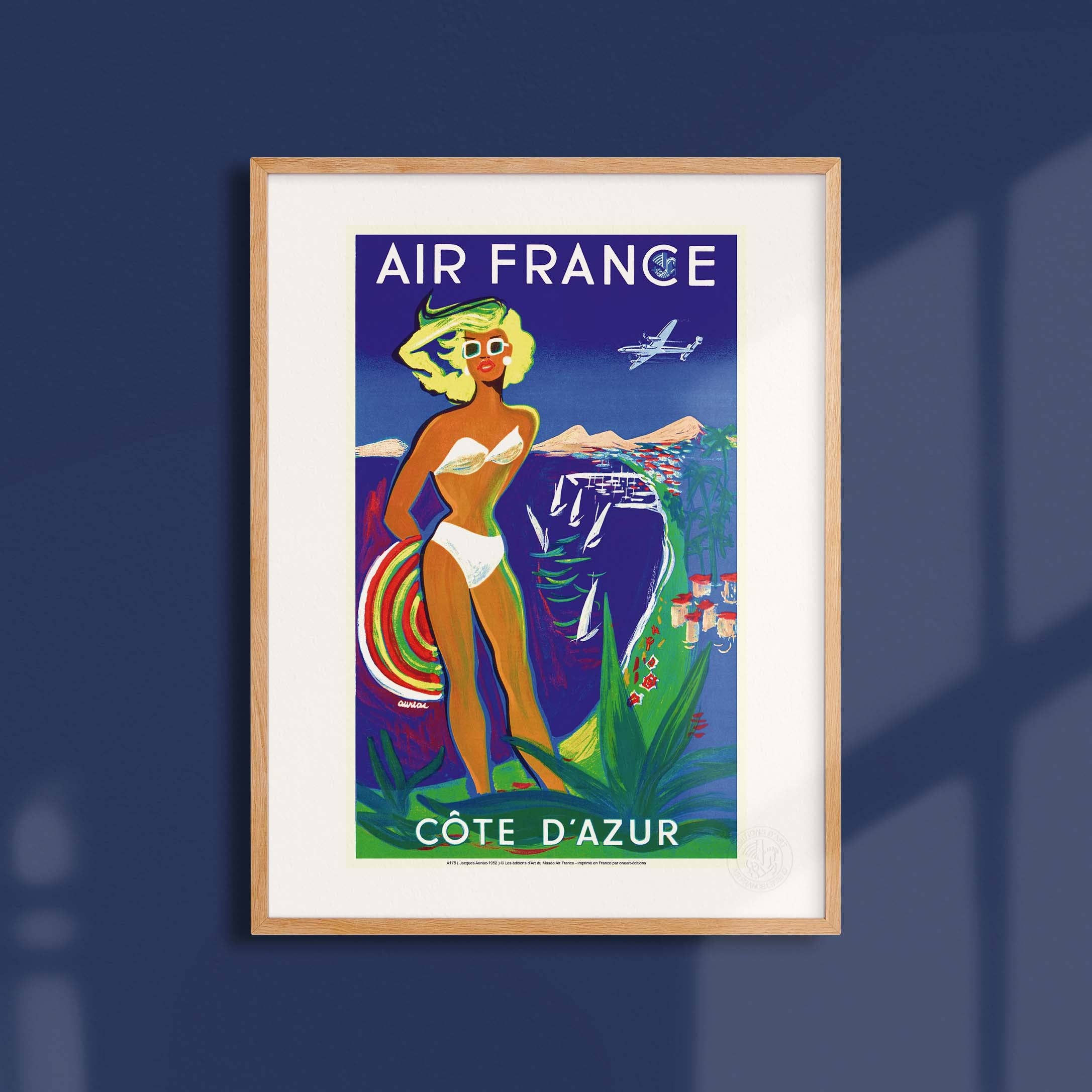 Oneart - Wholesale Poster - Air France / Côte d'Azur Poster - AFL01784
