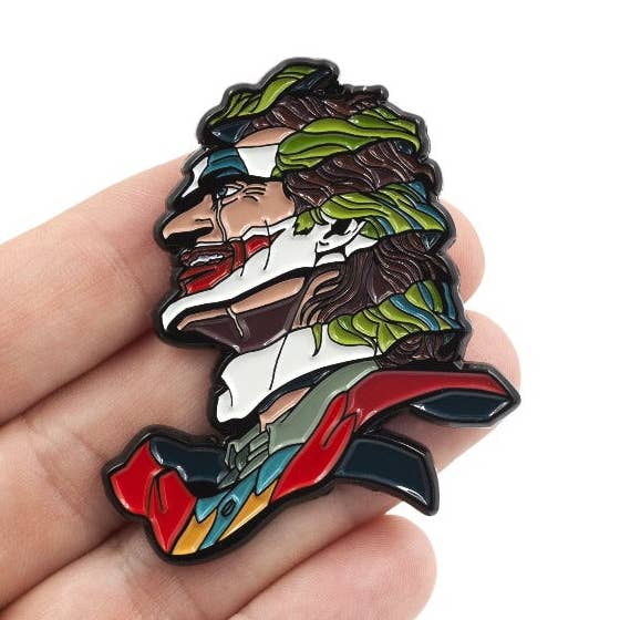 Joker Pin for wholesale by Little Shop of Pins