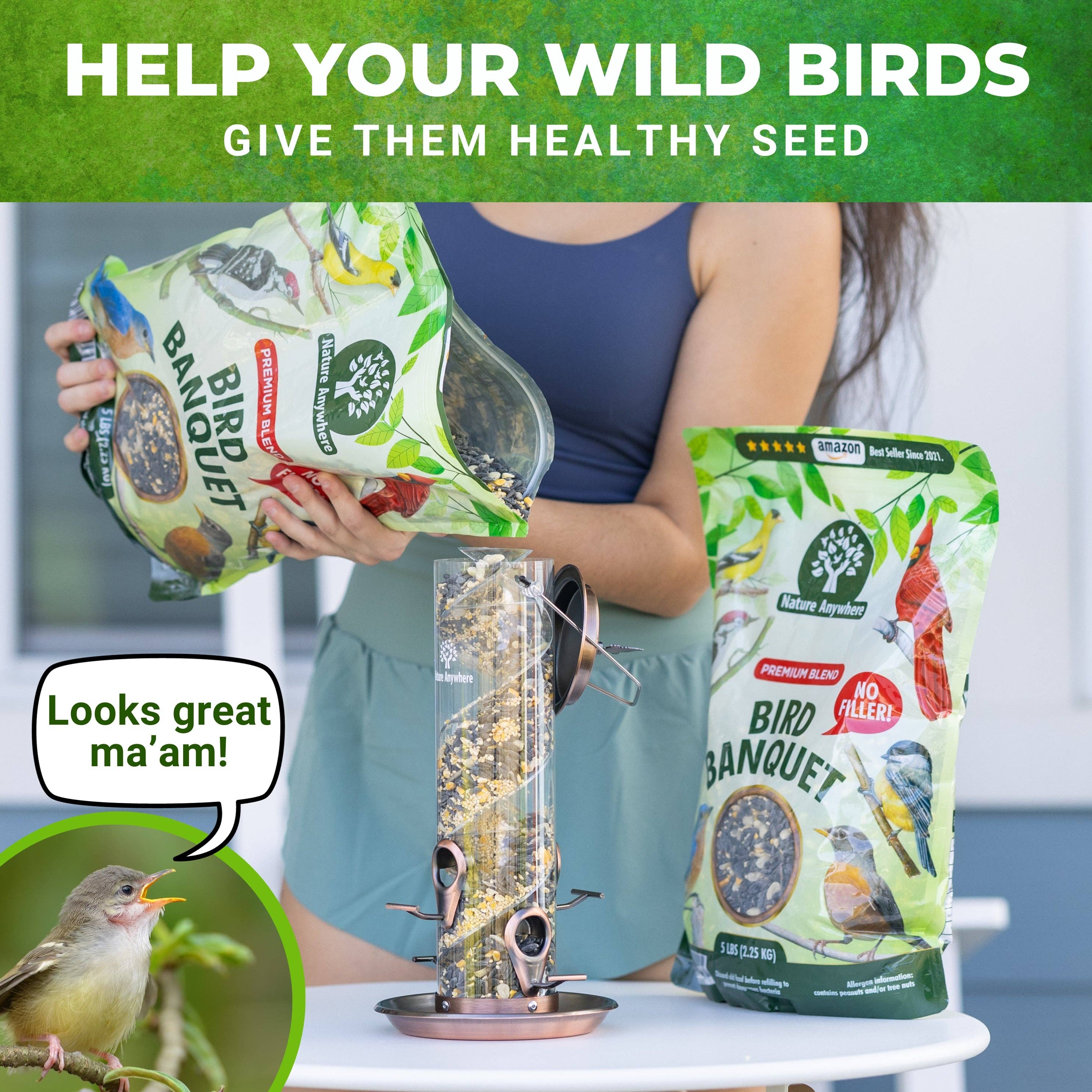 Nature Anywhere - Wholesale Seeds/Kernels - Bird Banquet Bird Seed4