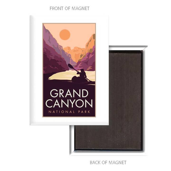 Aimant de kayak du Grand Canyon pour la vente par Travel Posters by M&W Design Co