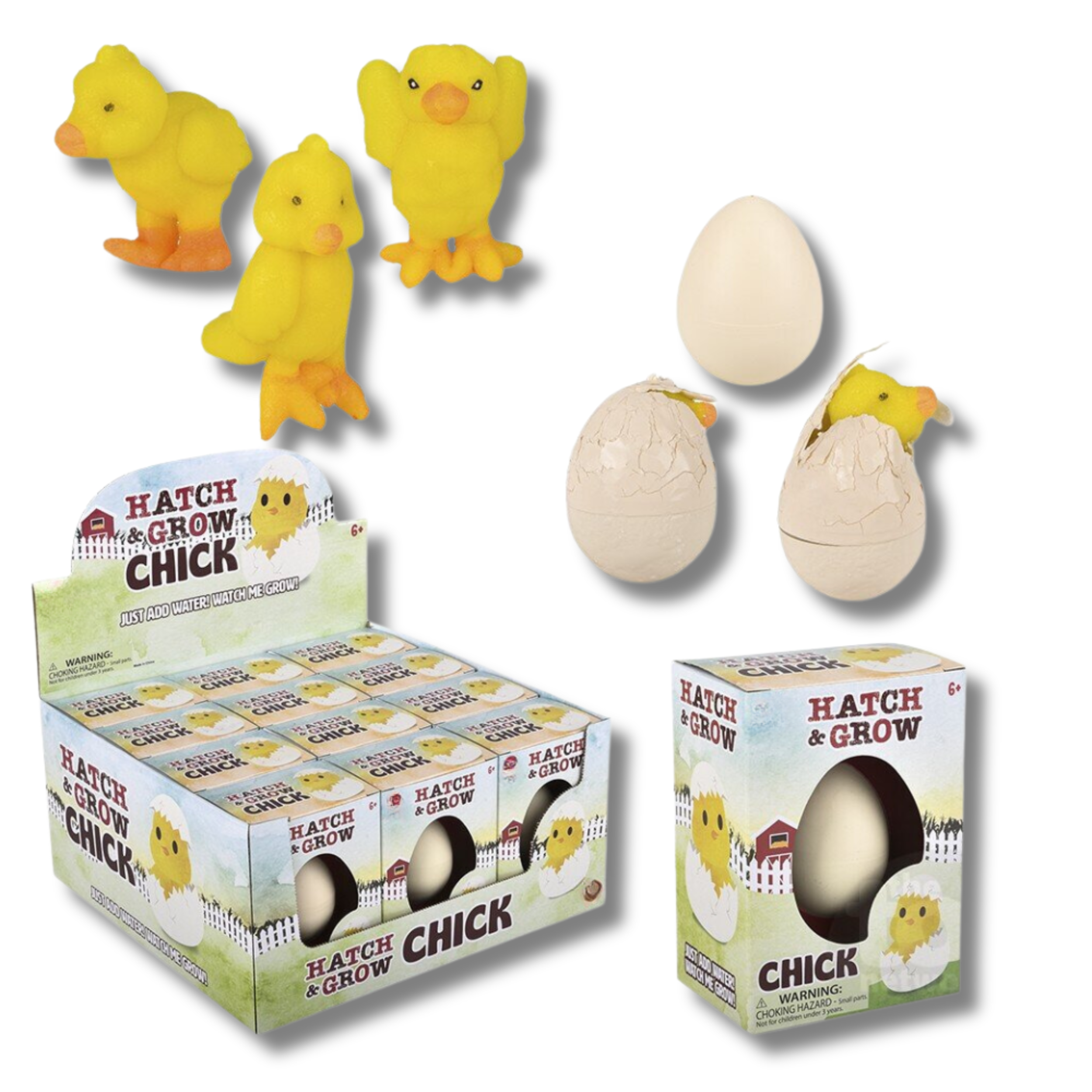 JSBlueRidge Toys - Wholesale Fidget Toy - Kids - Small Hatch & Grow Chick Egg Kids Toy0