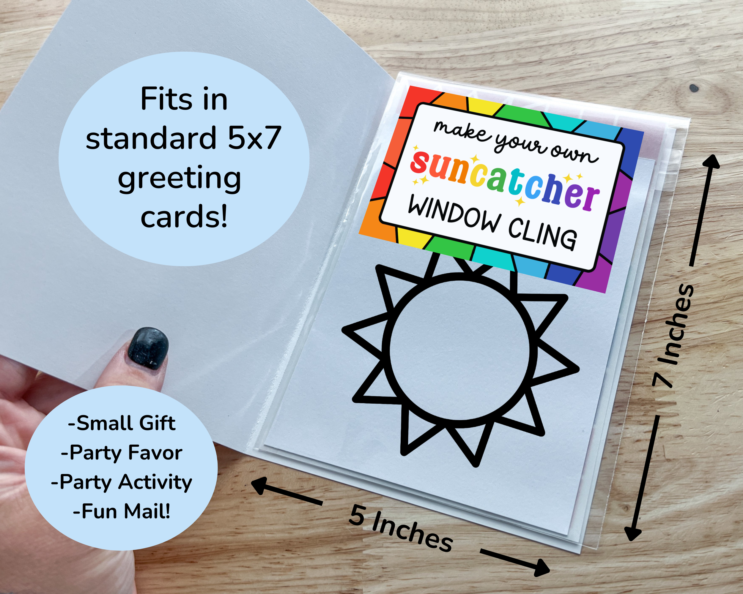 Calenlou Crafts - Wholesale DIY Craft Kit - Kids - Unicorn Suncatcher Sticker Craft Kits for Kids6