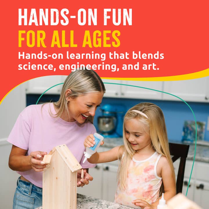 SparkJump - Wholesale DIY Craft Kit - Kids - Bug Hotel Butterfly House Woodworking Kit6