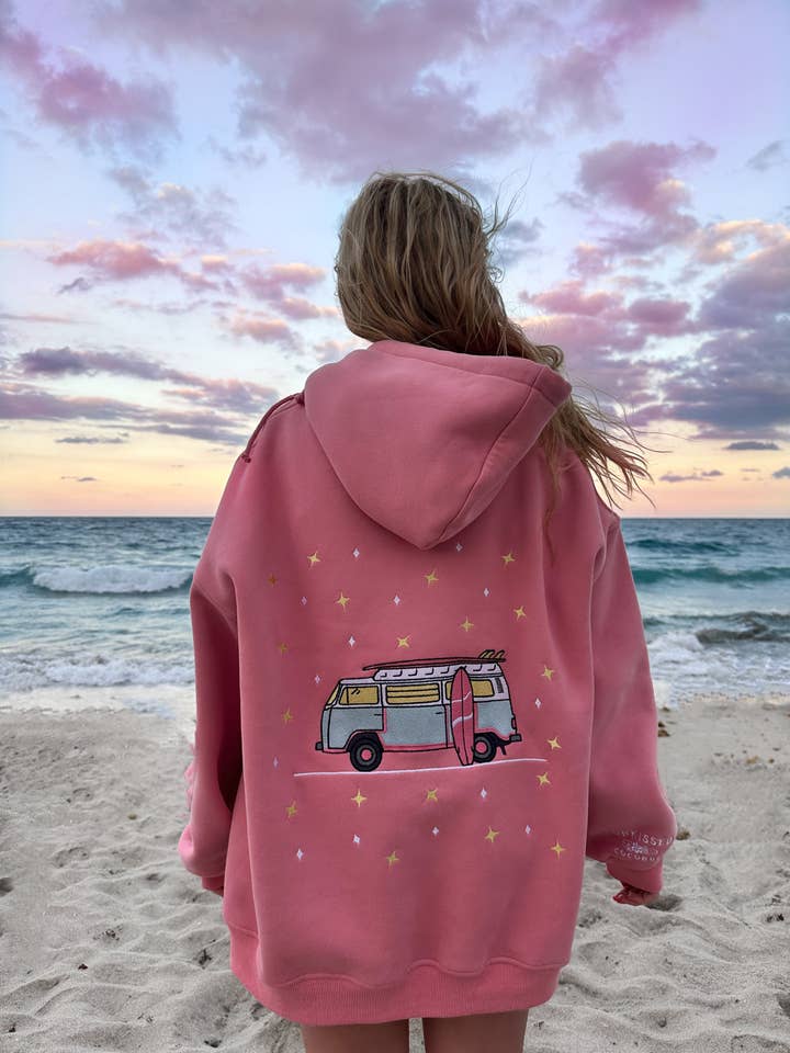 Embroider Van Star Hoodie for wholesale by Sunkissed Coconut
