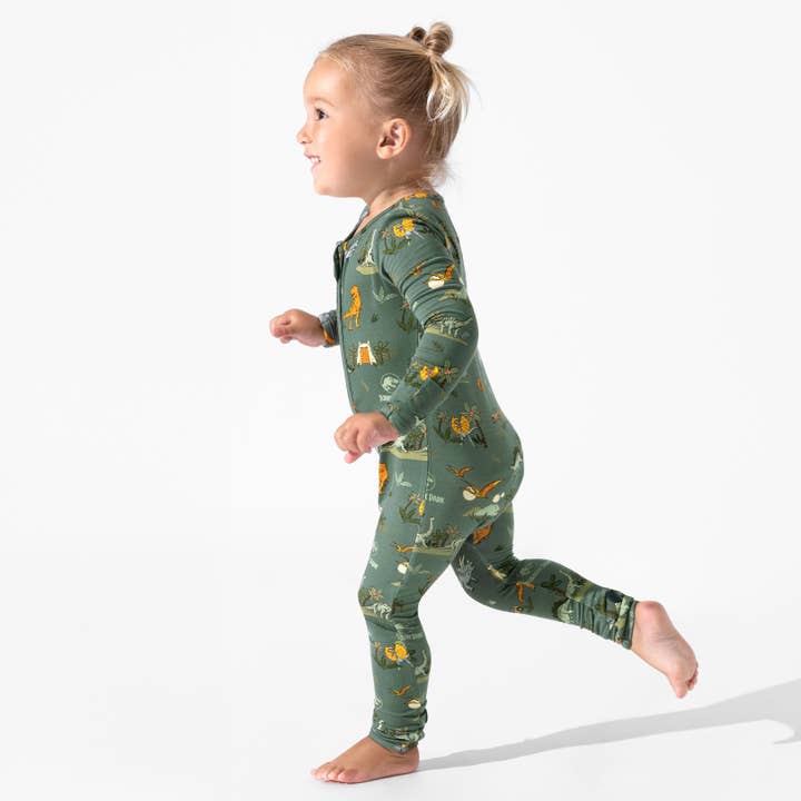 Bellabu Bear - Wholesale Sleepsuit - Baby - Jurassic Park: Safari Bamboo Convertible Footie8
