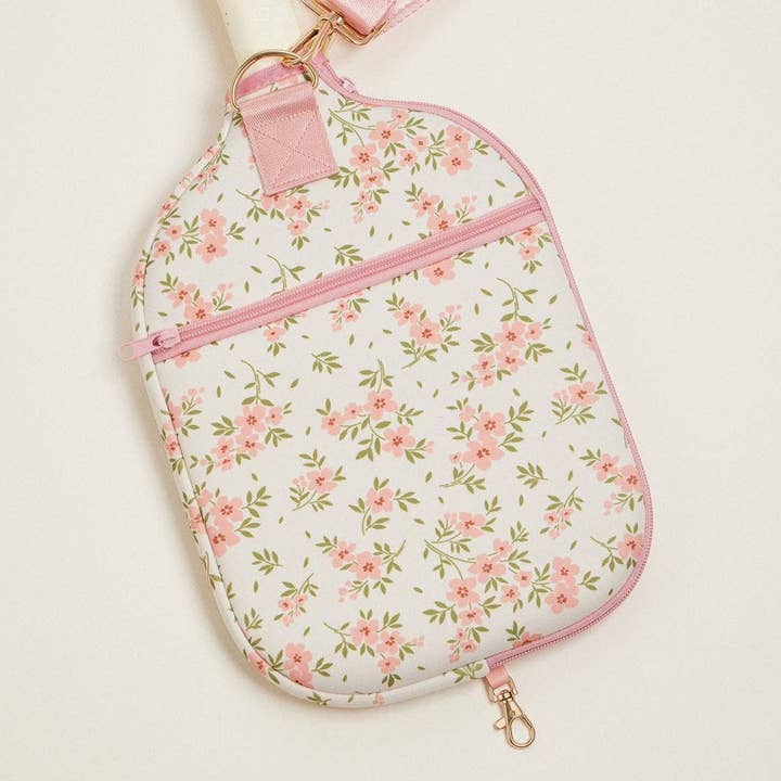 Multi Sac de raquette de pickleball en néoprène à motif floral en vente sur Faire0