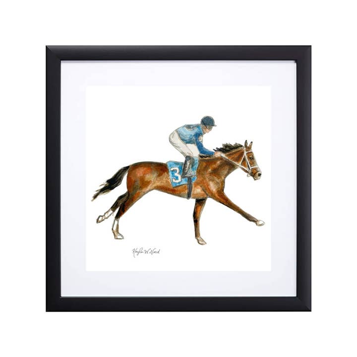 « Cheval Vintage n°3 » (IMPRESSION) pour la vente par Kayla Weber Art