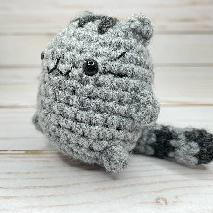 Anh2 LTD - Vendita all'ingrosso Peluche - Bambini e neonati - Mini gatto all'uncinetto, gatto Amigurumi, animali di peluche fatti a mano