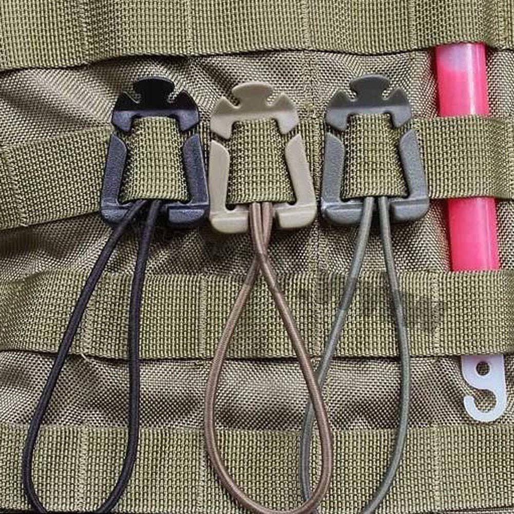 1/2/5Pcs Molle Backpack Buckle Carabiner Clips Outdoor Nylon Camping Bag Hanger Hook Clamp EDC Carabiner Survival Gear Tools and other Wholesale bag clamp for your store trending on Faire.