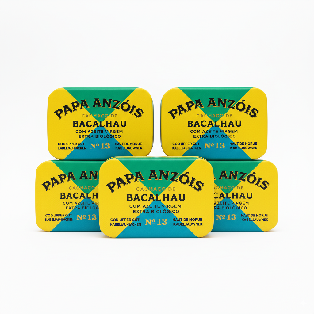 Conserveira do Arade - Wholesale Tinned Fish - Cod with Organic Extra Virgin Olive Oil (Papa Anzóis)1