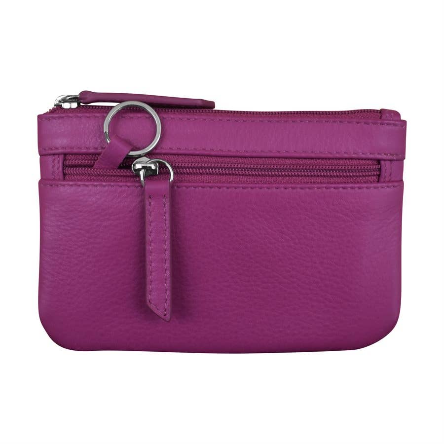 ili New York – wholesale Coin purse – Women’s – 6413 Leather Coin Purse With Key Ring25