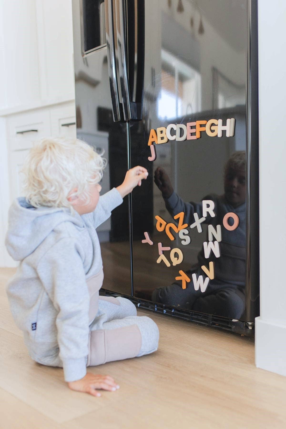 Brooklyn Neutral - Wholesale Magnet - Kids & Baby - Silicone Alphabet Magnets 26 Piece Set7