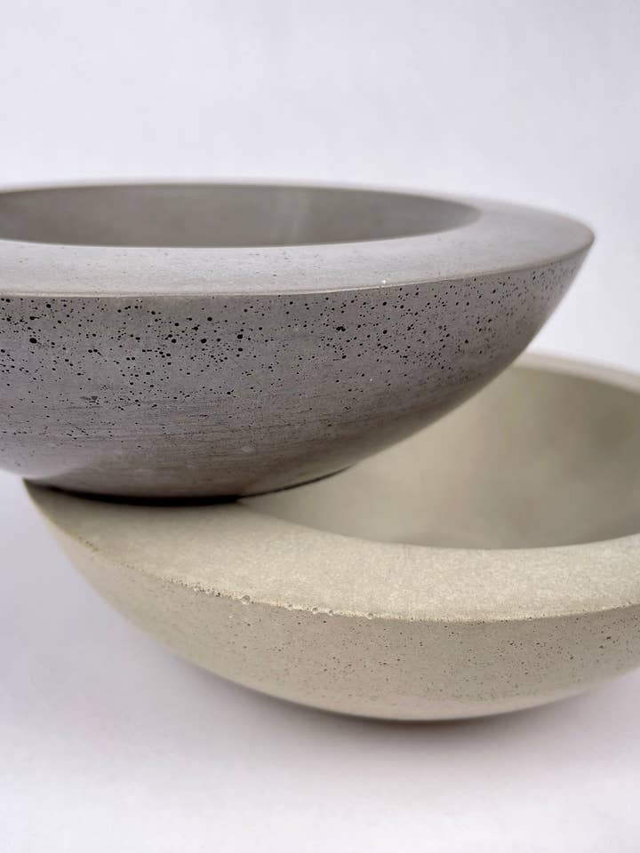 Halvmåne | 5,5'' Betonskål for engroshandel hos Nordic Pine Home