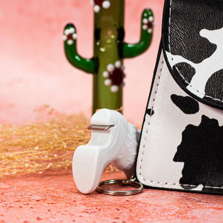 A Shop of Things - Wholesale Keychain – Women's - Boot Bottle Opener Keychain- White9