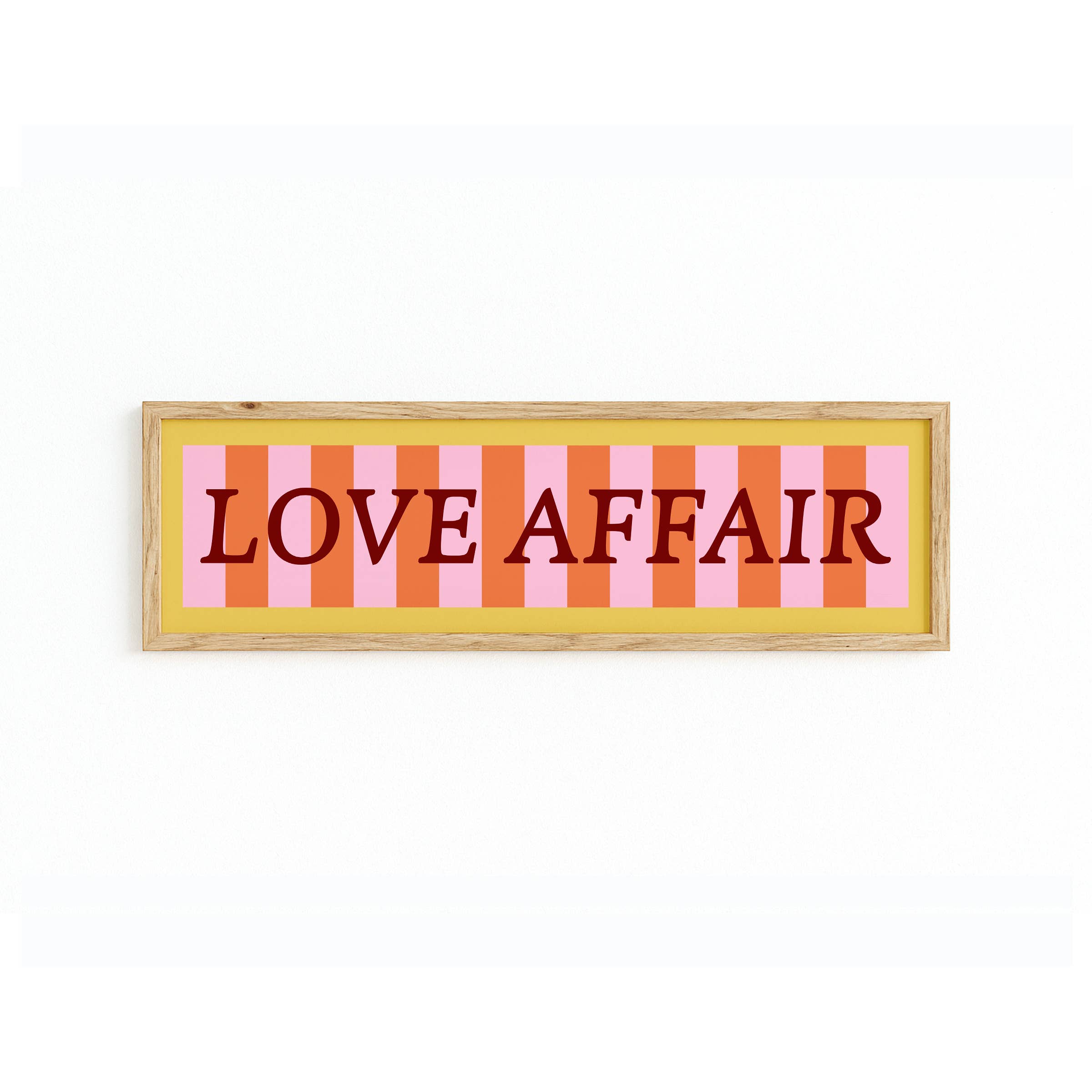 Maddison Ball Creative - Wholesale Art Print - Love Affair Panoramic Framed Print2