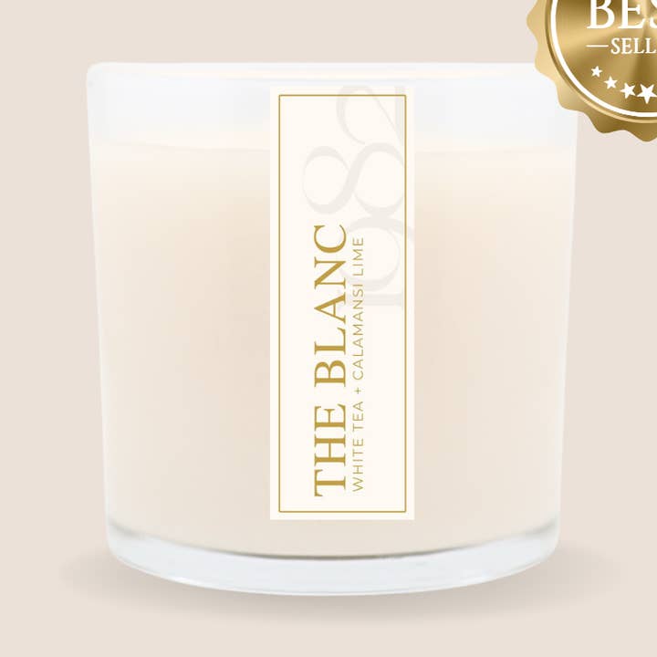 The Blanc (14 oz Double Wick) Candle for wholesale by 1982 Candle Co.