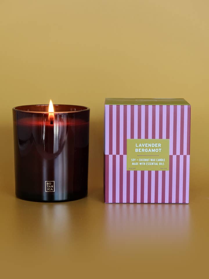 Essentials: Lavender + Bergamot Candle | 12 oz. for wholesale by BOTANICA