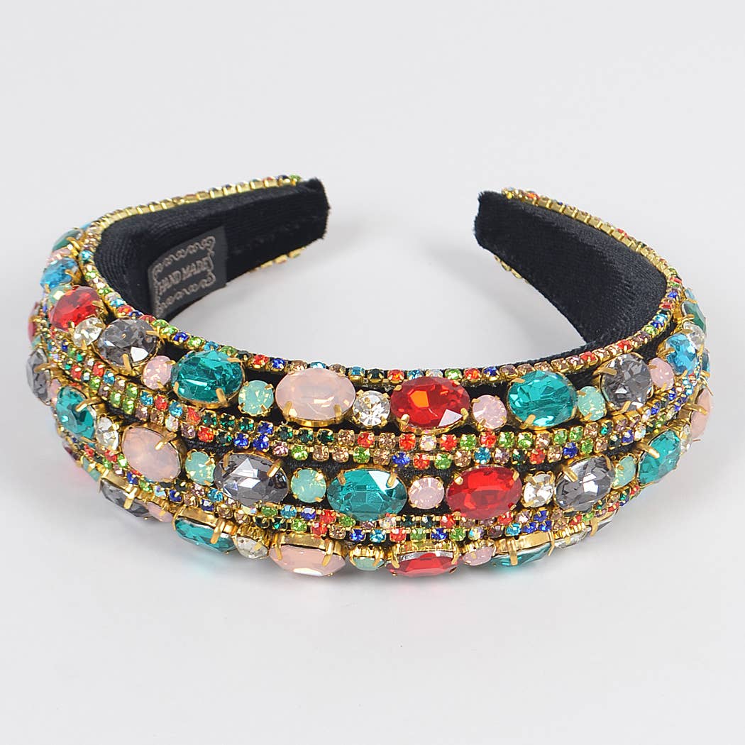 3AM BY H&D ACCESSORIES - Wholesale Fashion Headband - Women's - Embellished Stone Headband2