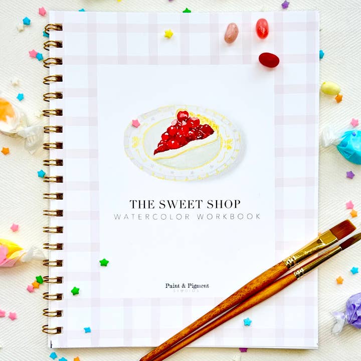 Paint & Pigment Studios - Wholesale Sketchbook/Sketchpad - The Sweet Shop Watercolor Workbook0