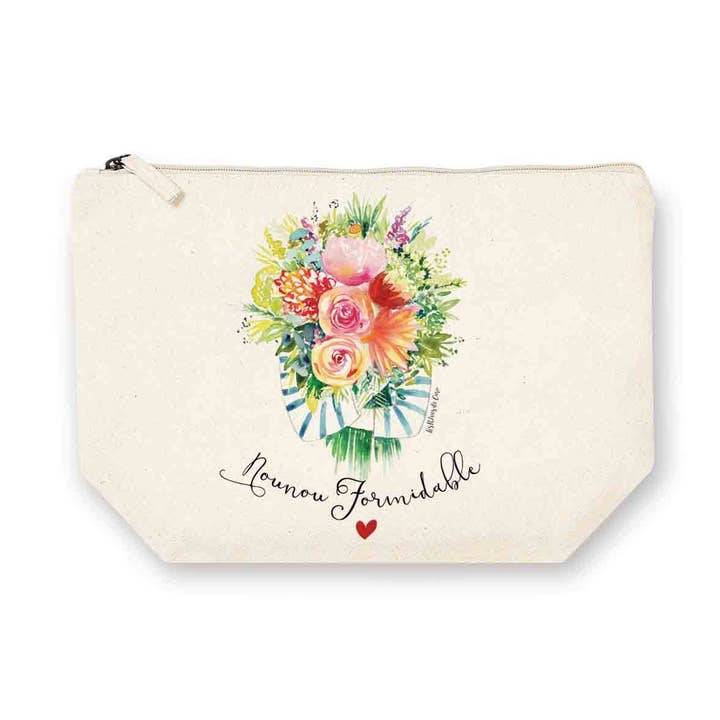 Valigia rettangolare GM (28x20 cm) - Nounou Formidable per la vendita all'ingrosso da parte di Hirondelle & Cie