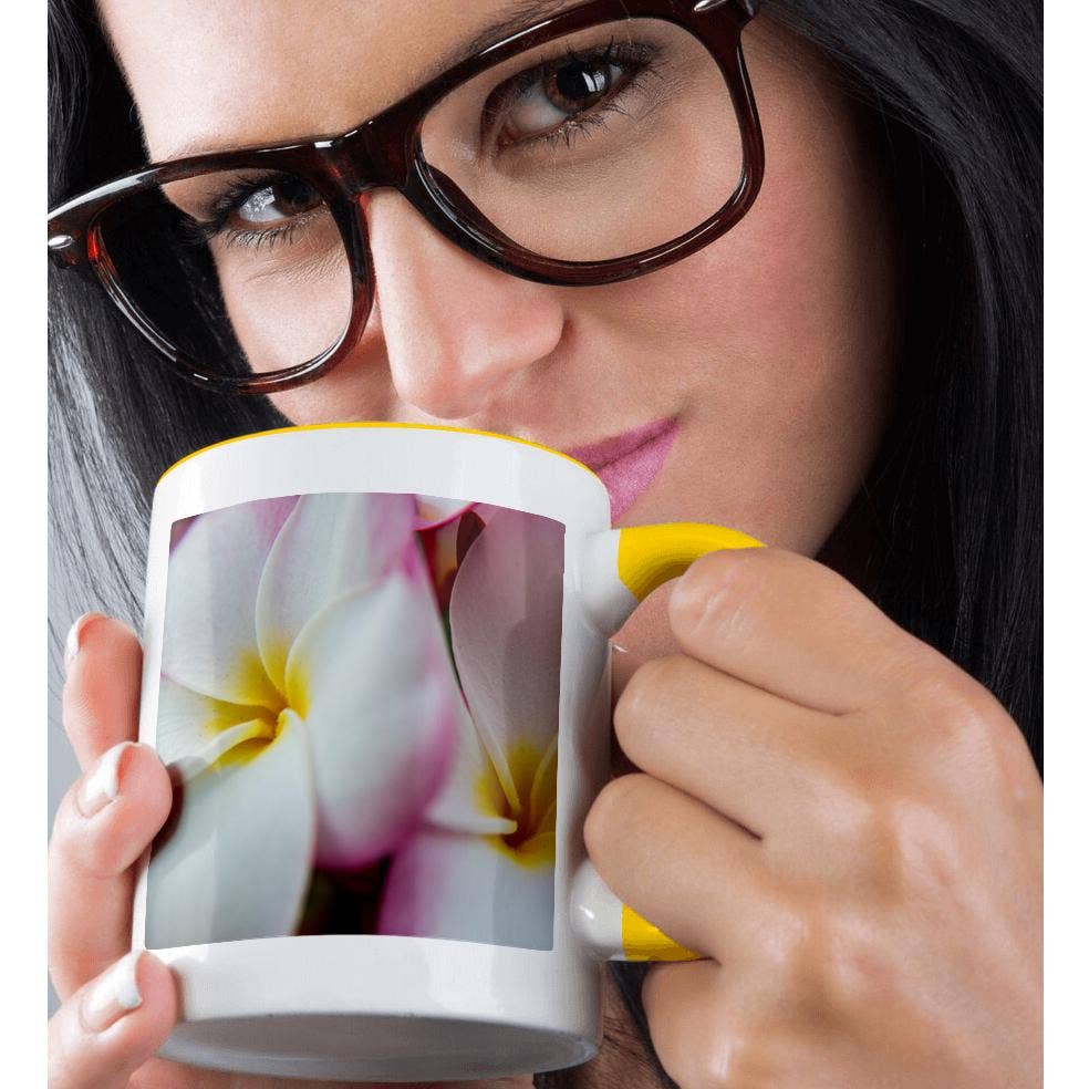3dRose - Wholesale Coffee Mug - 3dRose, USA, Hawaii, Oahu, Close up of pink Plumeria flower, Mug1