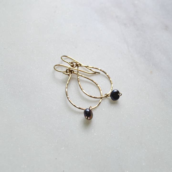 Mini Peacock Pearl Teardrops for wholesale by Salty But Sweet