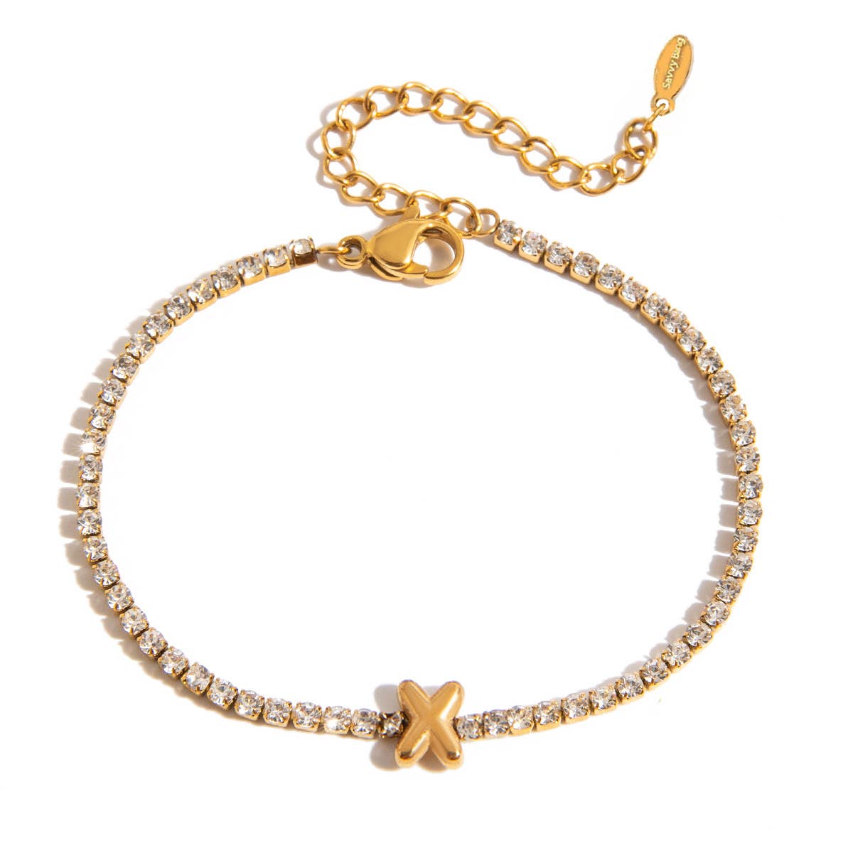 Savvy Bling - Wholesale Tennis Bracelet - Initial Tennis Bracelet Water Resistant23