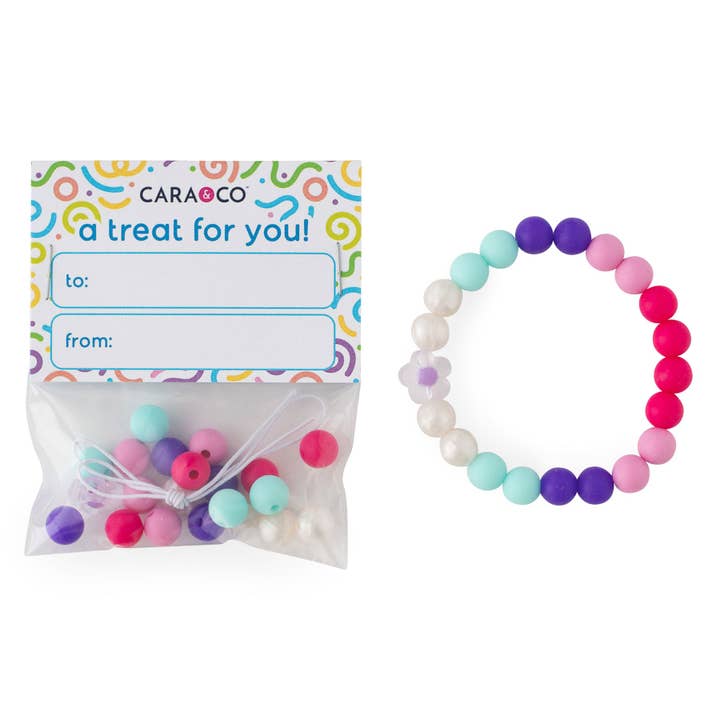 Beerenblüten-Partygeschenk-Armbänder für den Großhandel von Cara & Co Silicone Craft Supply