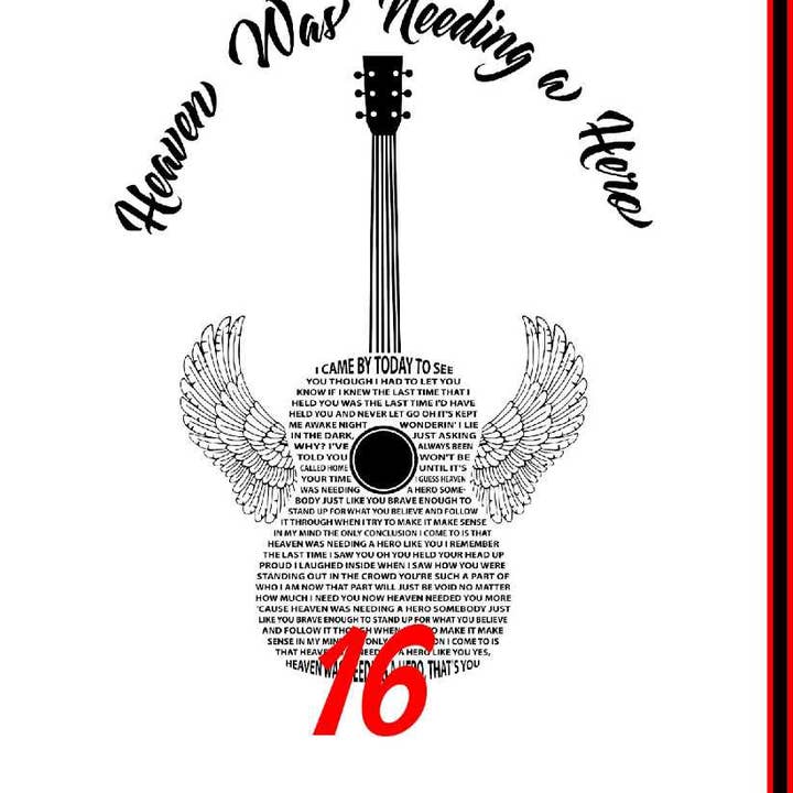 Crates Etc - Vente Pancarte - Chanson personnalisée - panneau personnalisé - Paroles de chanson - mariage - Panneau20