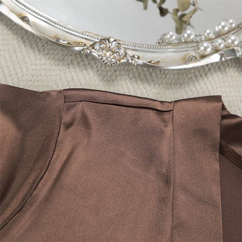 UZ Wholesale Store - Wholesale Badjas - Dames - Badjas met lange mouwen en strikceintuur aan de zijkanten7