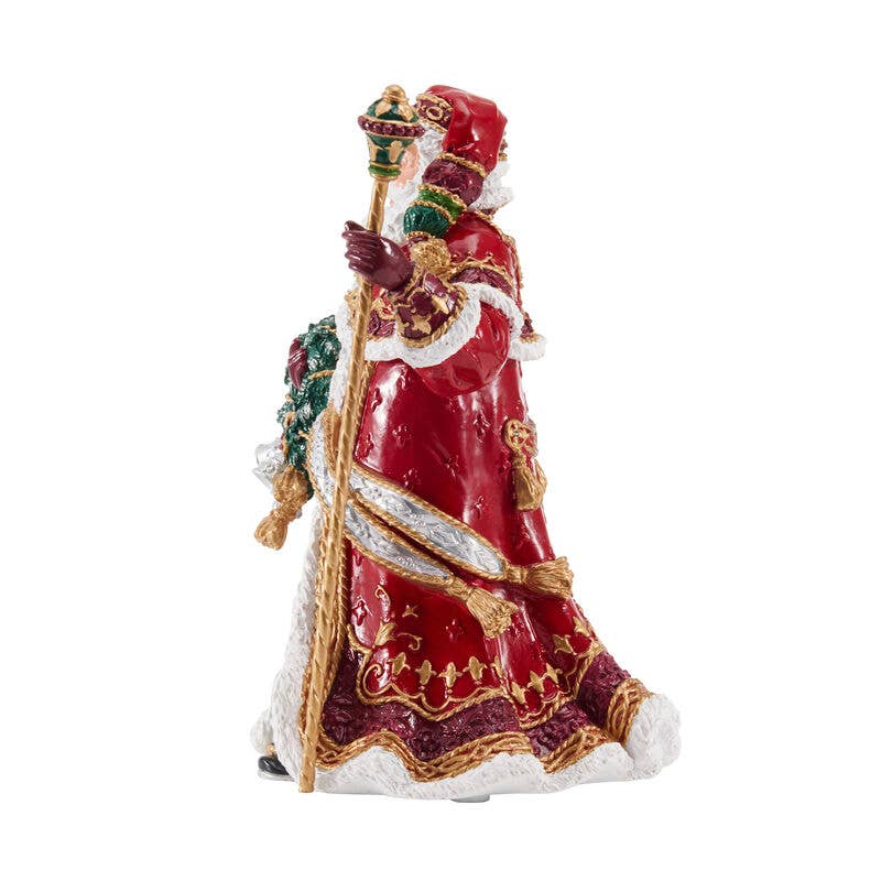 RED Fitz & Floyd Noel Holiday Santa Musical Gift Box Pkg for wholesale on Faire1