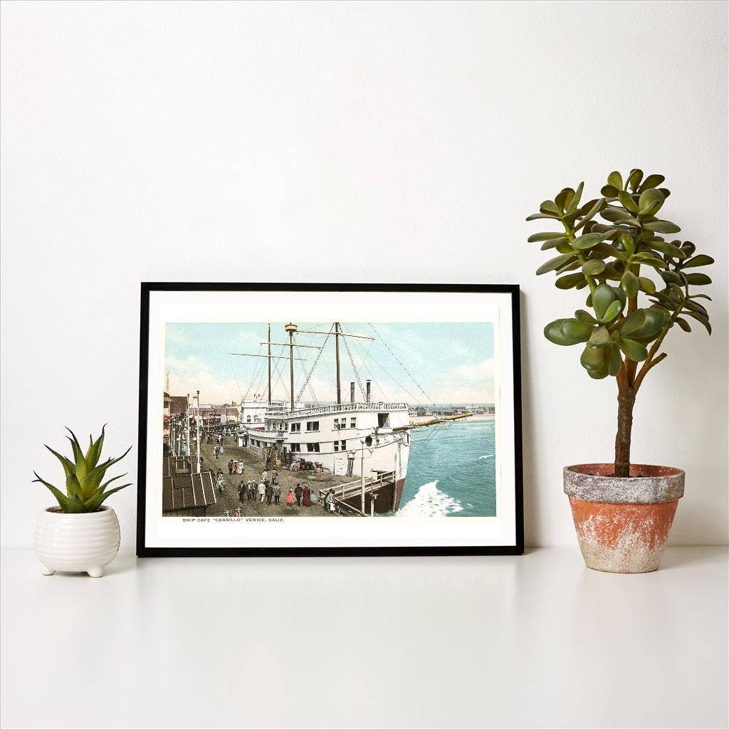 Found Image Press - Wholesale Art Print - Art Print LA-105 Ship Cafe, Venice, California1