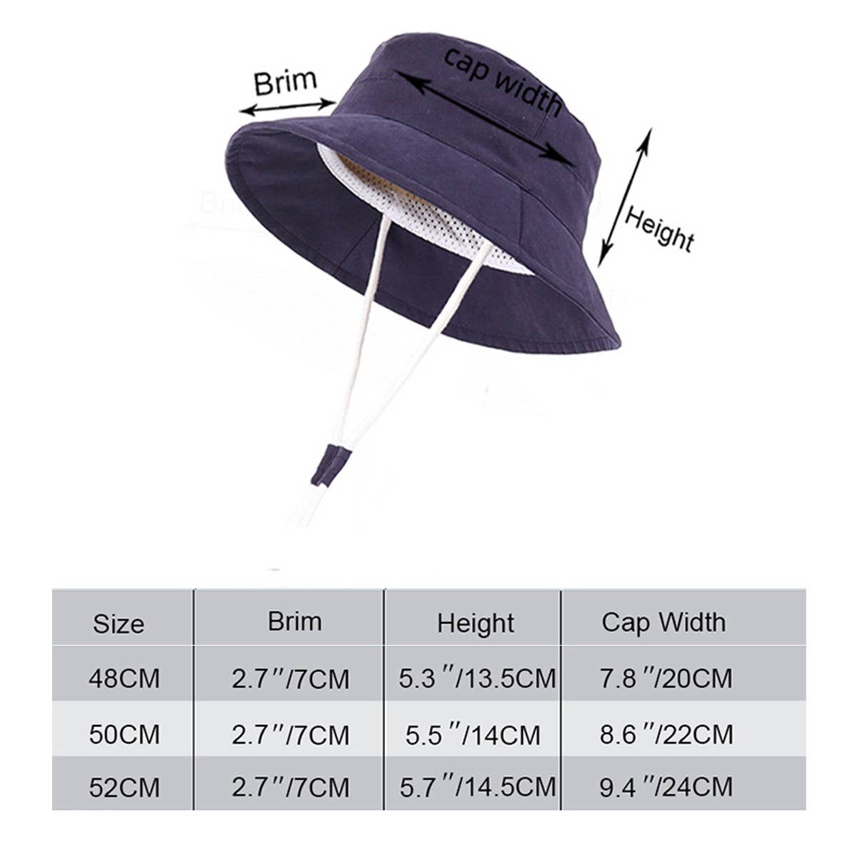 DOUBLJU - Wholesale Bucket Hat - Kids - SHORT EAVE SUNSCREEN CHILDREN'S BUCKET HAT_CWAH325610