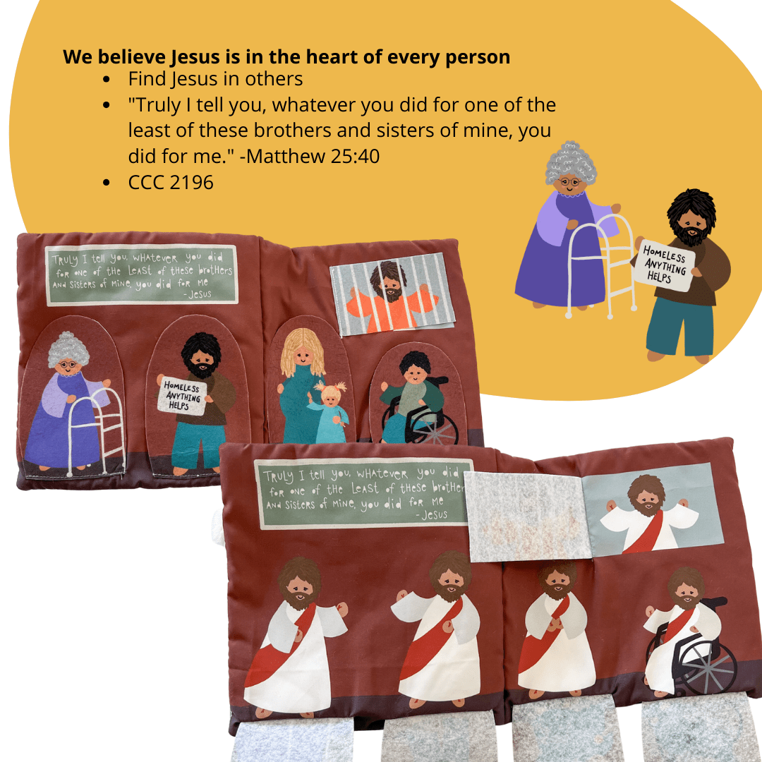 The Little Rose Shop - Wholesale Baby & Toddler Book (0-2) - Where is Jesus Mass Quiet Book6