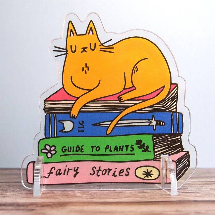 Ornement de bureau en acrylique pour chat Statuette Bibelot pour la vente par I LIKE CATS