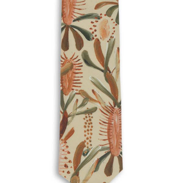 Peggy and Finn - Wholesale Necktie – Men’s - Cotton Tie - Grass Tree Nude2