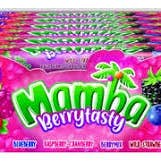 Long Island Candy Factory - Wholesale Gummy - Mamba Berry Tasty Fruit Chews 24 Count 2.80 ounce 18 Sticks