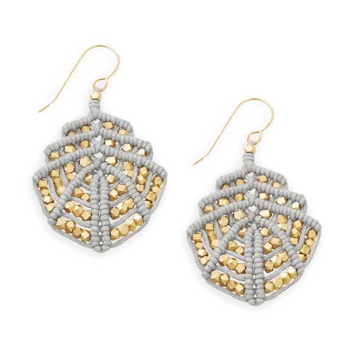 Diana Drop Øreringe | Grå for engroshandel hos Corda