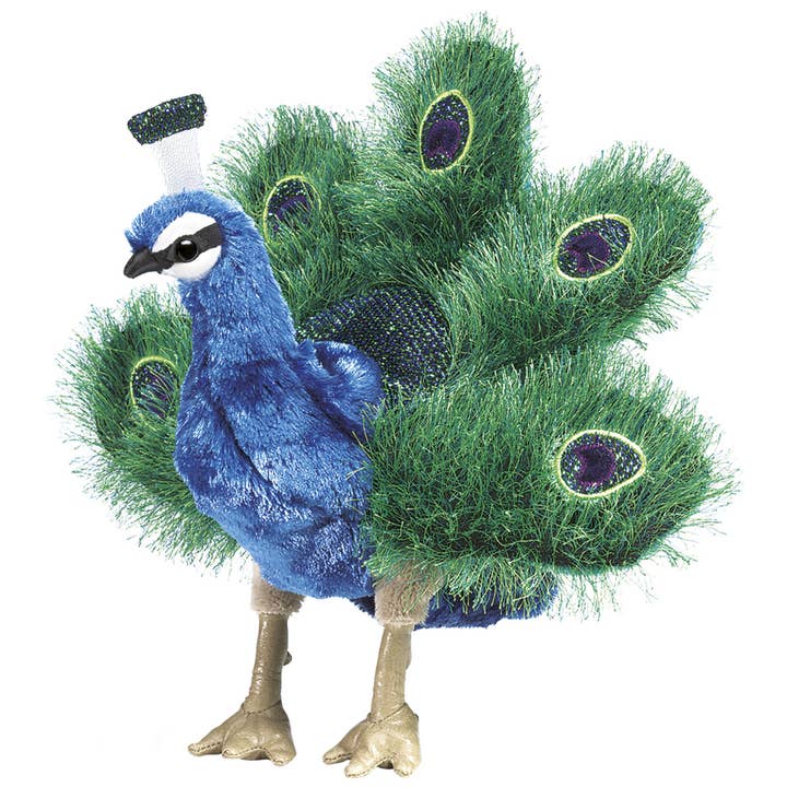 Little Peacock 2834/ Pavone piccolo per la vendita all'ingrosso da parte di FOLKMANIS-PUPPETS