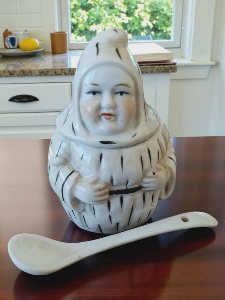 Mostardeiro Monge Revival Vintage – Cerâmica Porcelana por atacado de Art Déco Style