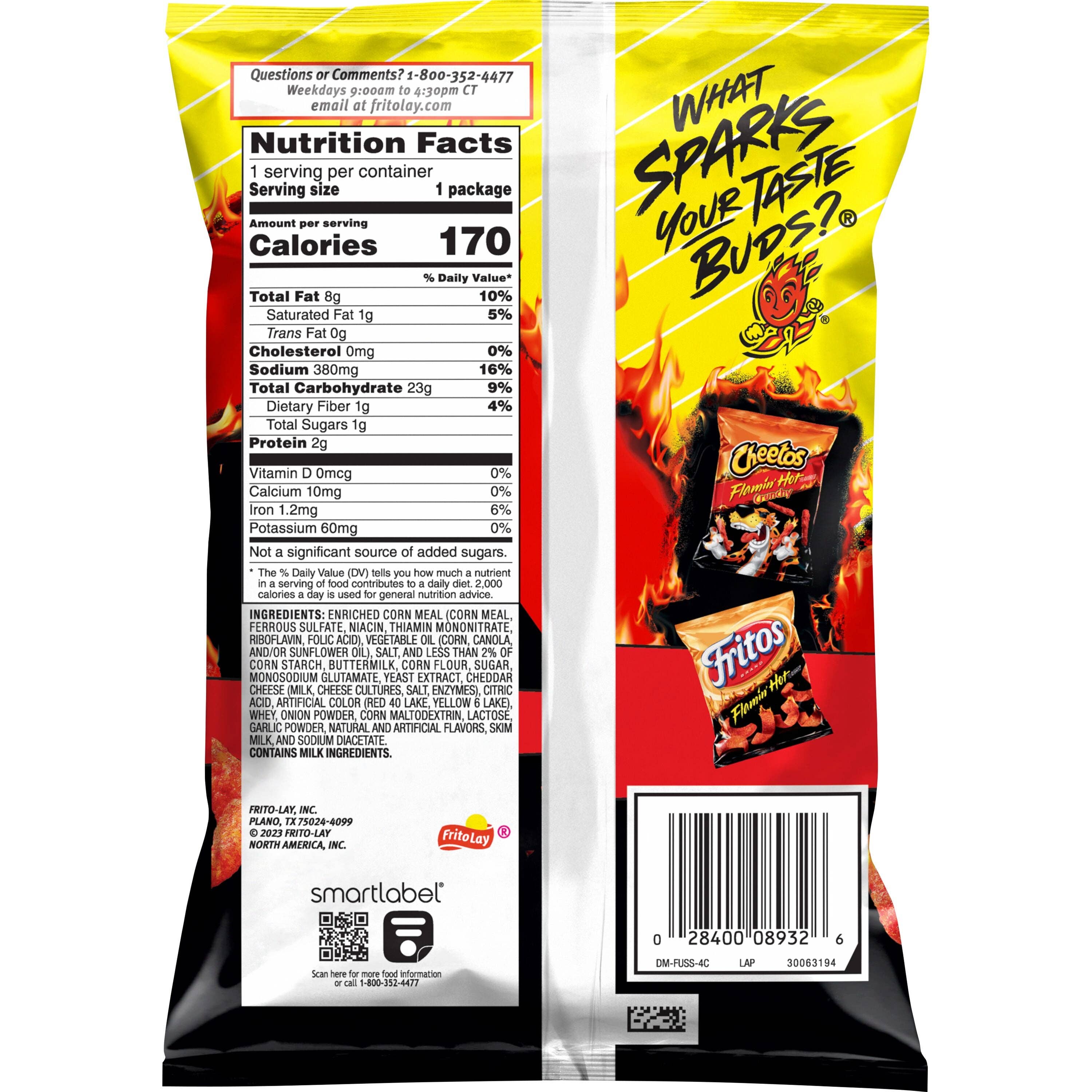 Carnival Candies & Ice Cream Inc. - Wholesale Chips - Funyun Flamin Hot Onion Rings Chips 1.25 Oz (64 Count Box)1